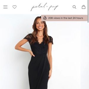 Petal and Pup Midi Dress